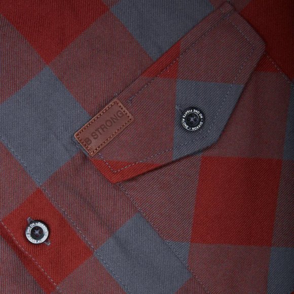 DIXXON x Andar Collab The B STRONG Limited Edition Men's Flannel Shirt 4XL - Picture 3 of 12